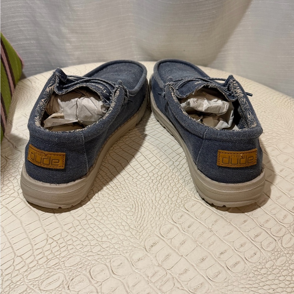 Hey Dude Women's Loafers - Denim Blue - Picture 5 of 8